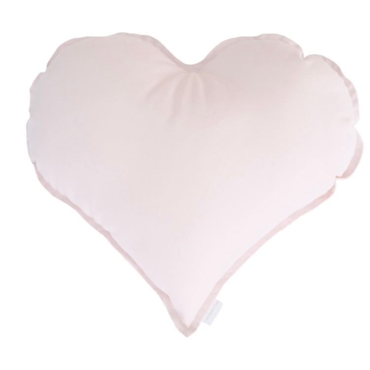 Heart Cushion - Light Pink | Little Bambino Bear Australia